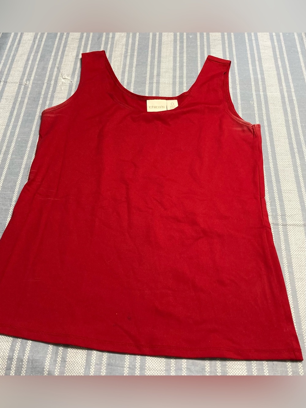 💛TODAY***$10***Chico's red colored tank top.